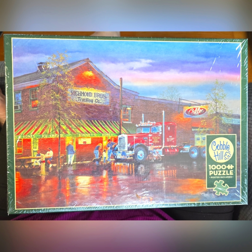Cobble Hill 1000 Piece Puzzle - Richmond Bros Trucking Co
